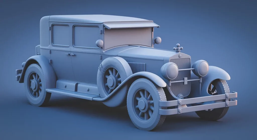 Modèle 3D de voiture