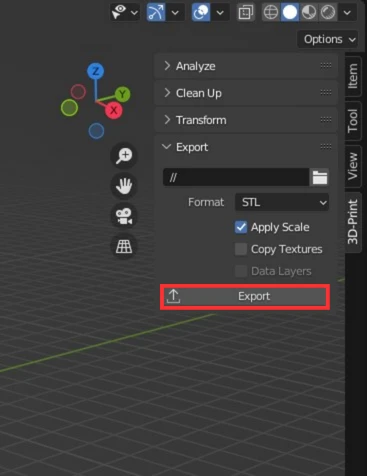 exporter un modèle 3D à partir de l'add-on de Blender