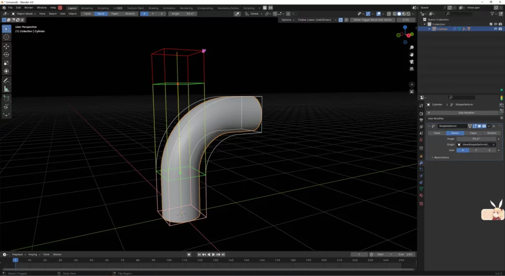 add-on simple deform helper blender