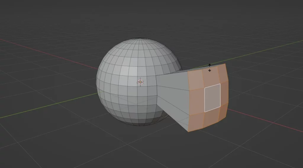 extrusion suivant les normales dans Blender