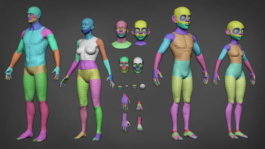 avatars 3D blender