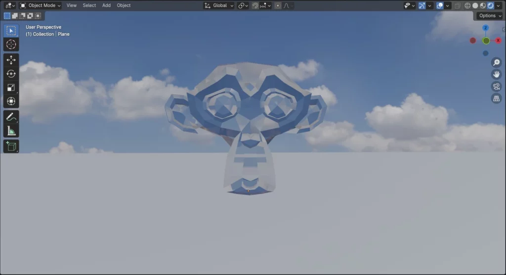 matériau de verre dans blender avec eevee