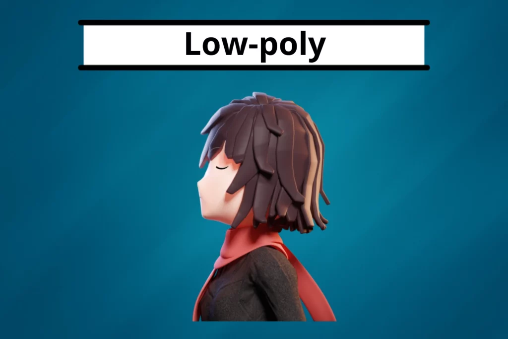 low-poly style